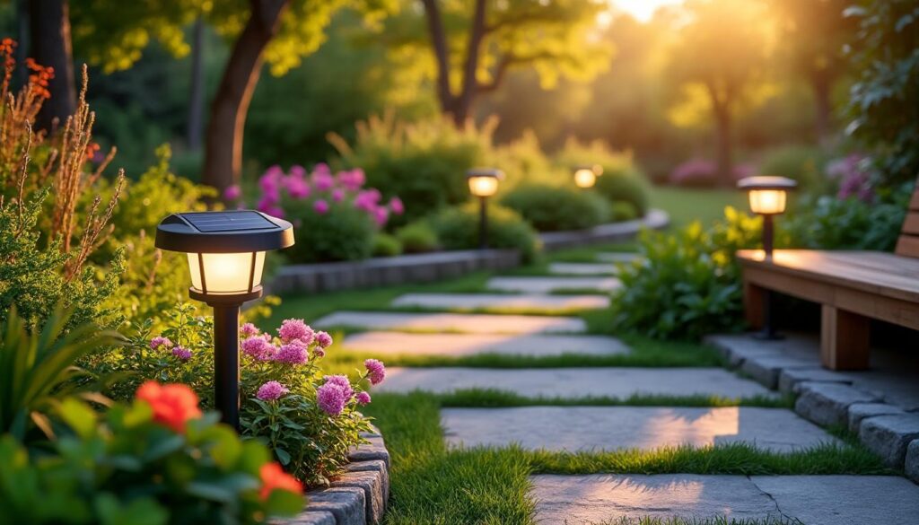 découvrez notre guide complet pour choisir les lampes solaires d'extérieur idéales et illuminez votre jardin de manière écologique et esthétique.