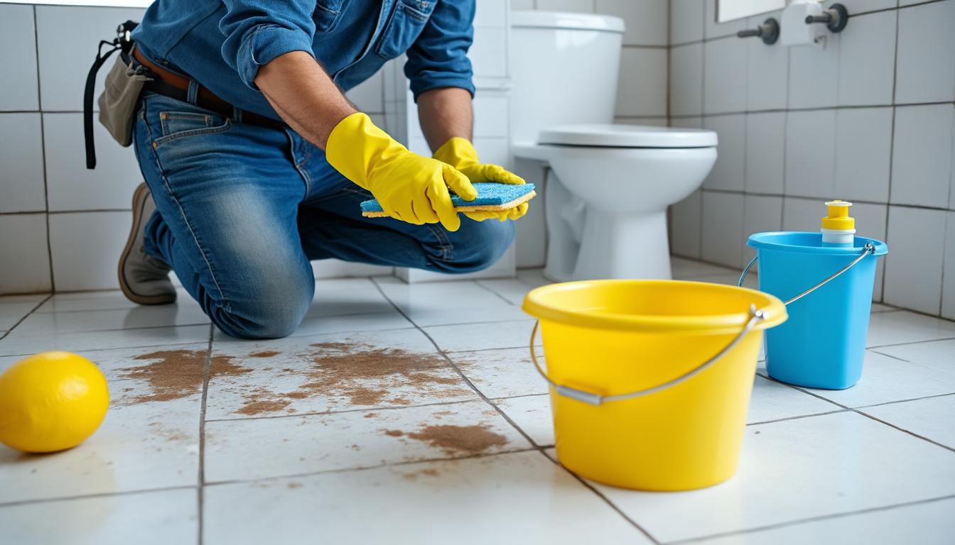 découvrez des techniques infaillibles pour éliminer les taches de rouille sur votre carrelage et retrouvez un sol impeccable comme un professionnel.