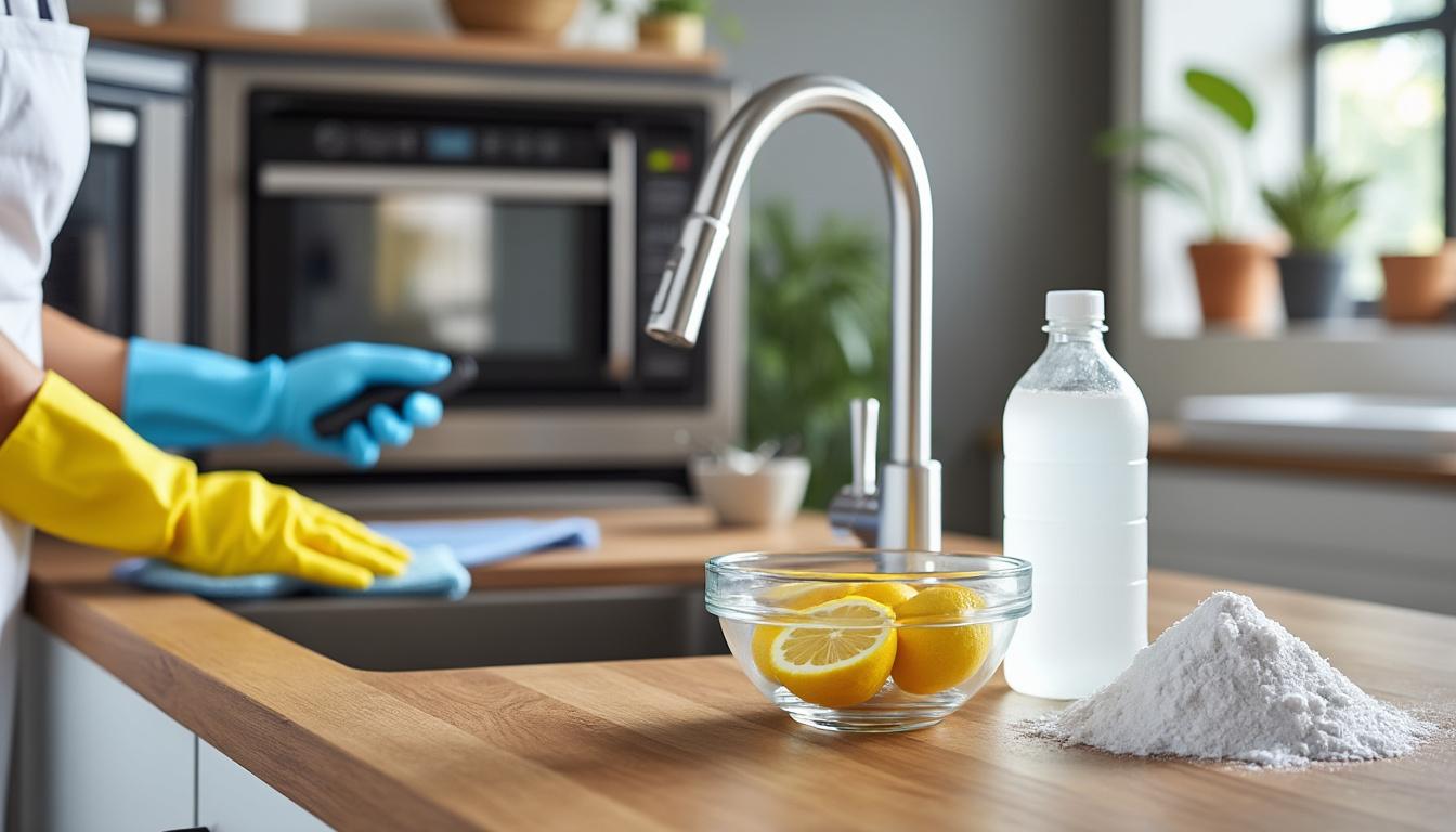 découvrez des astuces simples et efficaces pour éliminer définitivement les mauvaises odeurs de votre micro-ondes et le garder toujours propre et frais.