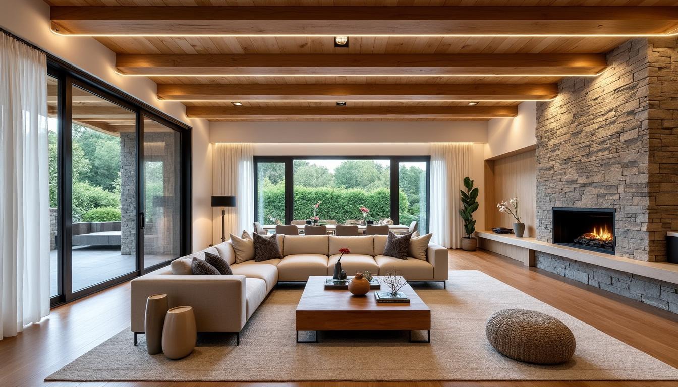 découvrez des idées originales pour mettre en valeur vos poutres apparentes avec un éclairage élégant et stylé, créant une ambiance chaleureuse et unique dans votre intérieur.