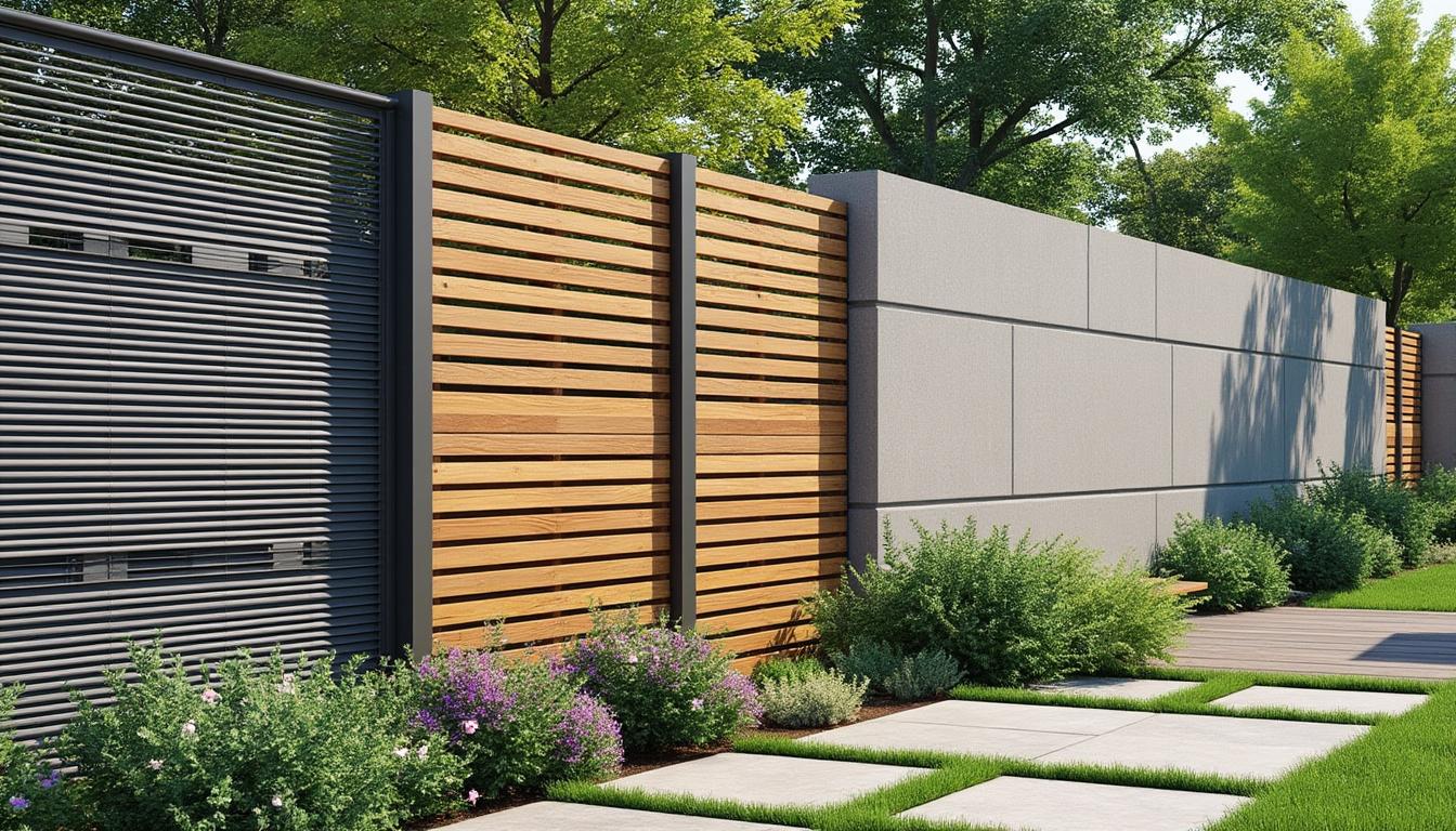 découvrez comment choisir la clôture idéale pour votre jardin parmi le grillage, le bois et le béton, en fonction de vos besoins, de votre budget et de l'esthétique souhaitée.