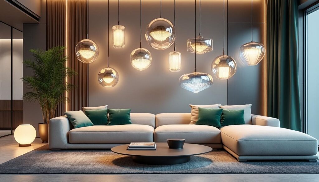 découvrez notre sélection des 30 suspensions incontournables pour illuminer votre salon et suivre les tendances déco de 2026. éclairez votre intérieur avec style et modernité.