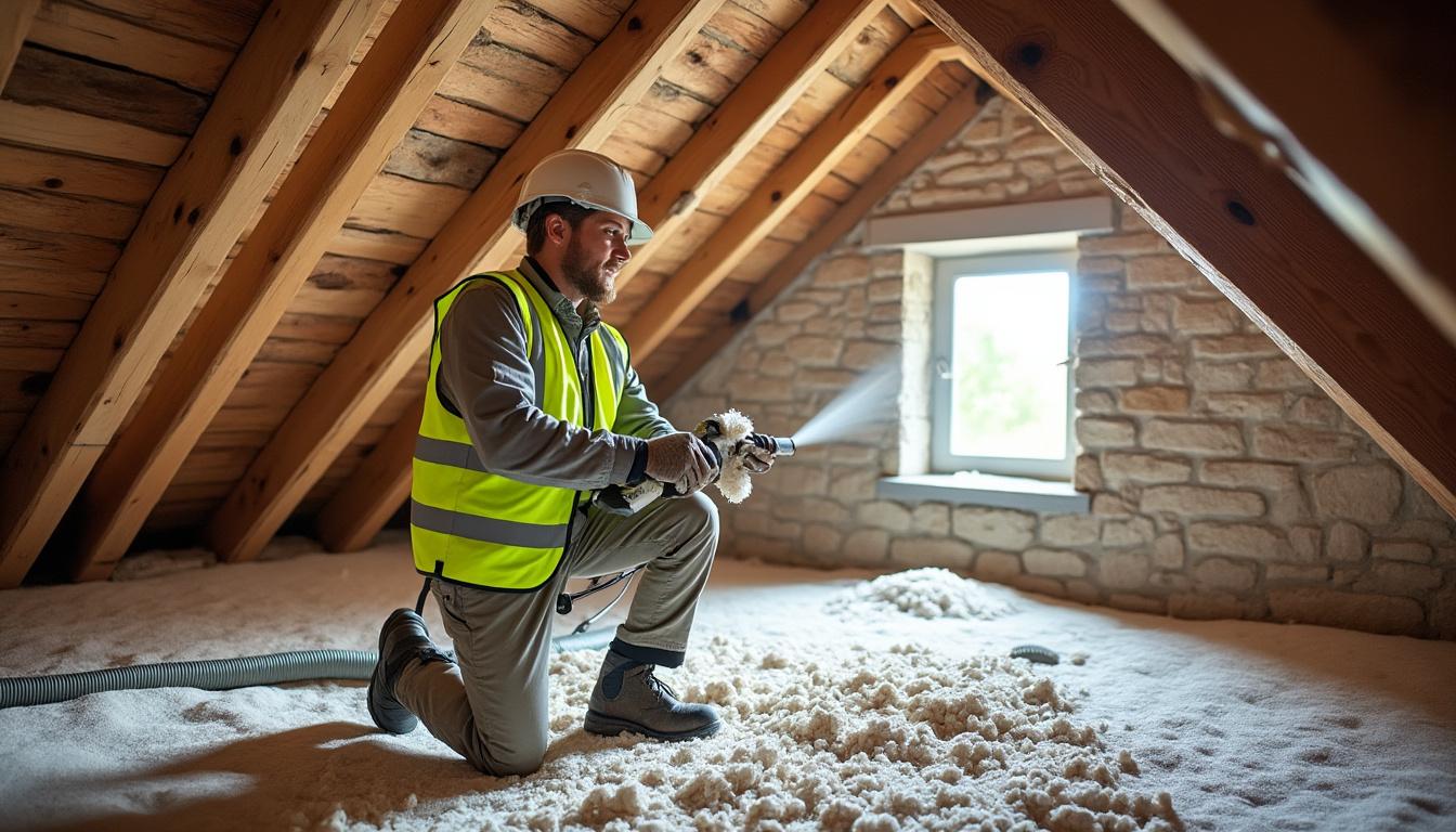 isolation des combles efficace : réduisez votre facture de chauffage jusqu'à 30 % en seulement une journée grâce à nos solutions rapides et performantes.