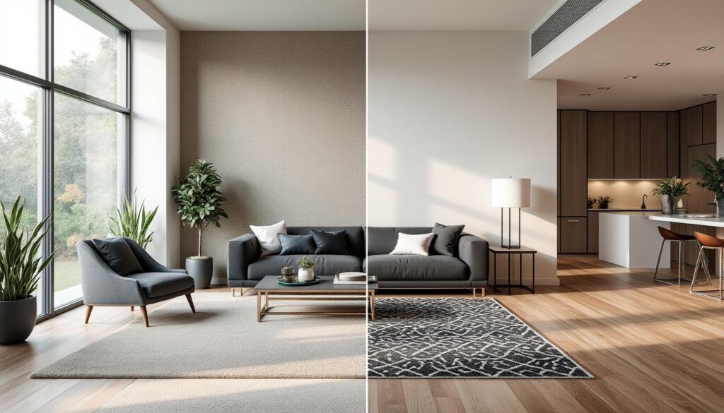 découvrez les avantages de la moquette et du tapis pour sublimer votre salon. conseils pratiques pour choisir le revêtement idéal alliant confort et style.