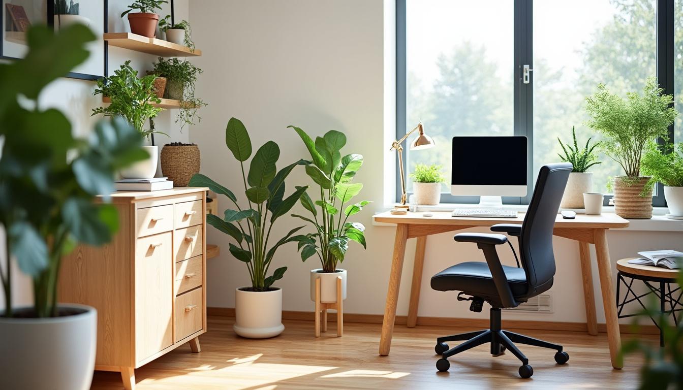 aménagez votre bureau à la maison de façon ergonomique pour améliorer votre productivité et garantir votre bien-être au quotidien.