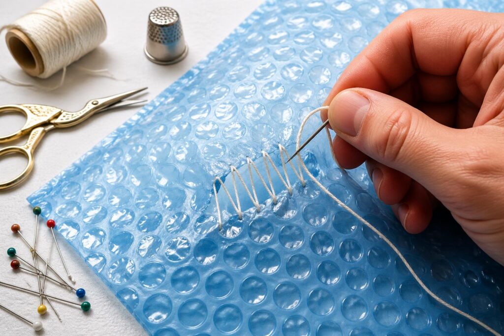apprenez à coudre une bâche à bulle facilement et à réparer vous-même votre couverture piscine pour éviter de racheter. guide pratique pas à pas pour prolonger sa durée de vie.