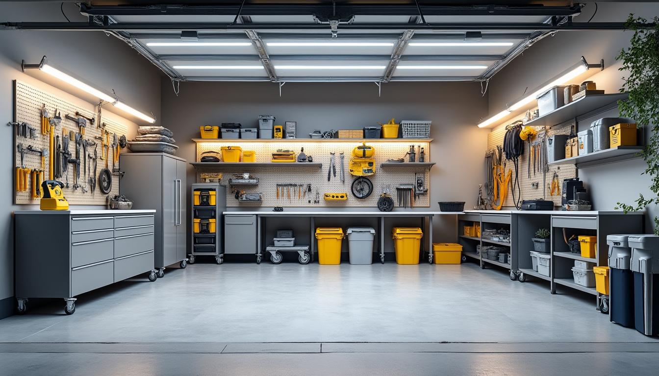 découvrez 25 conseils ingénieux pour optimiser votre garage et maximiser chaque centimètre d'espace. aménagez efficacement votre rangement et gagnez en praticité.