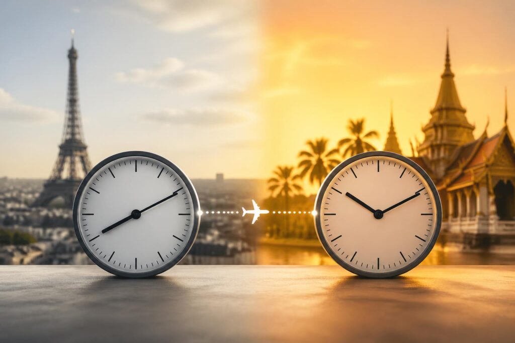 découvrez l'heure actuelle en thaïlande, le décalage horaire avec la france, et nos conseils pratiques pour bien organiser votre voyage ou vos appels.