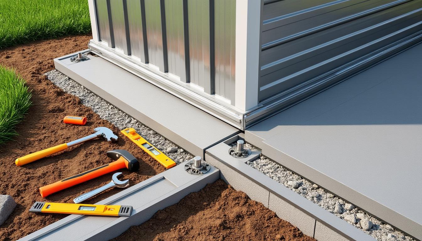 découvrez les conseils essentiels pour choisir la bonne base et poser un abri de jardin en métal solidement afin d'assurer durabilité et stabilité sans regrets.