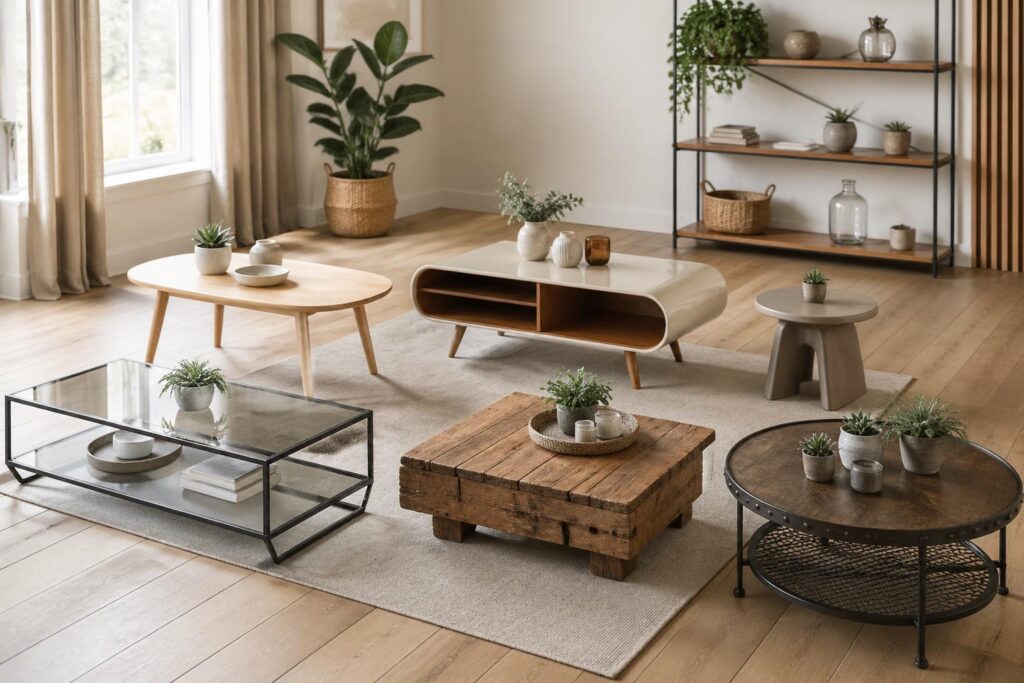 découvrez 30 idées de tables basses élégantes pour sublimer votre salon, avec des styles variés et des options pour tous les budgets.
