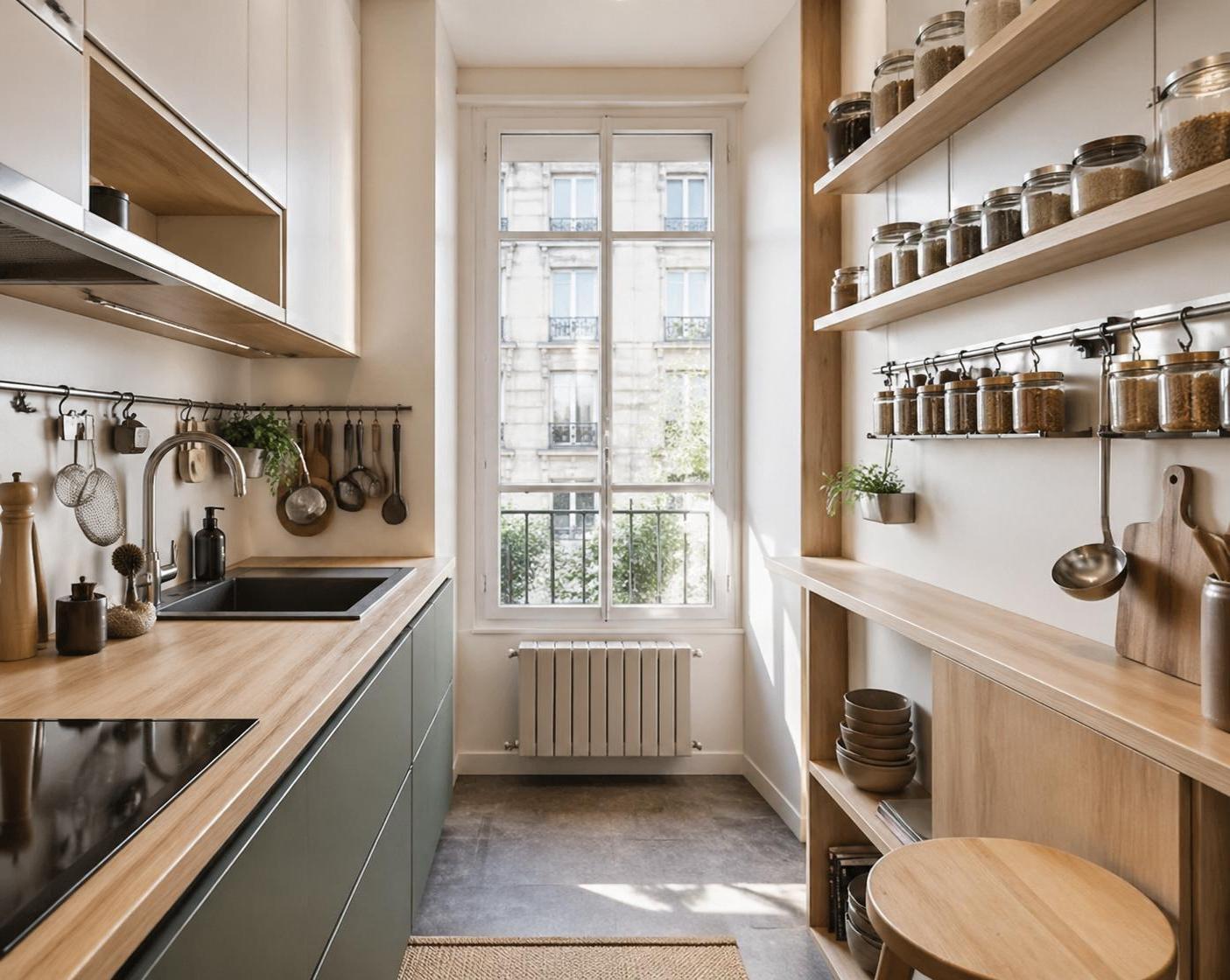 découvrez des astuces ingénieuses pour optimiser l'espace de votre cuisine et créer un environnement pratique, organisé et agréable à vivre.