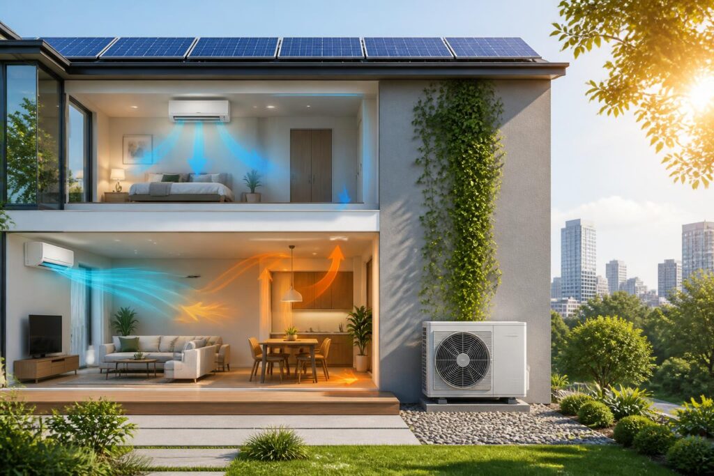 découvrez comment la climatisation réversible peut réduire votre facture énergétique jusqu'à 40%, tout en offrant confort et efficacité toute l'année.