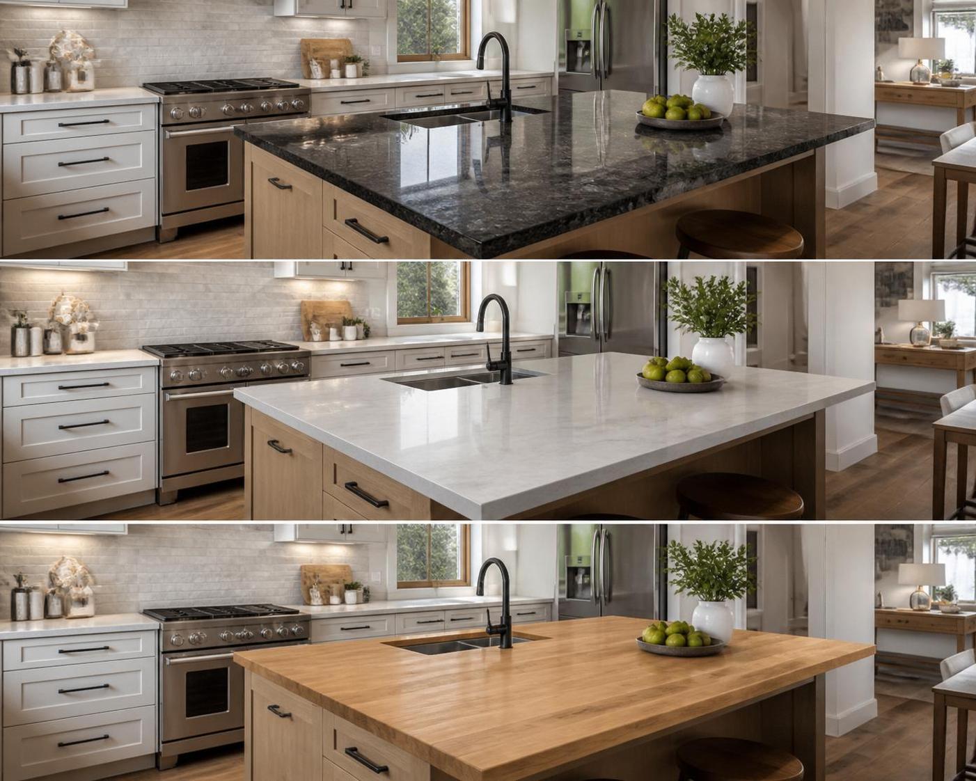 découvrez comment choisir le plan de travail idéal pour votre cuisine en comparant granit, quartz et bois pour un équilibre parfait entre esthétique et fonctionnalité.
