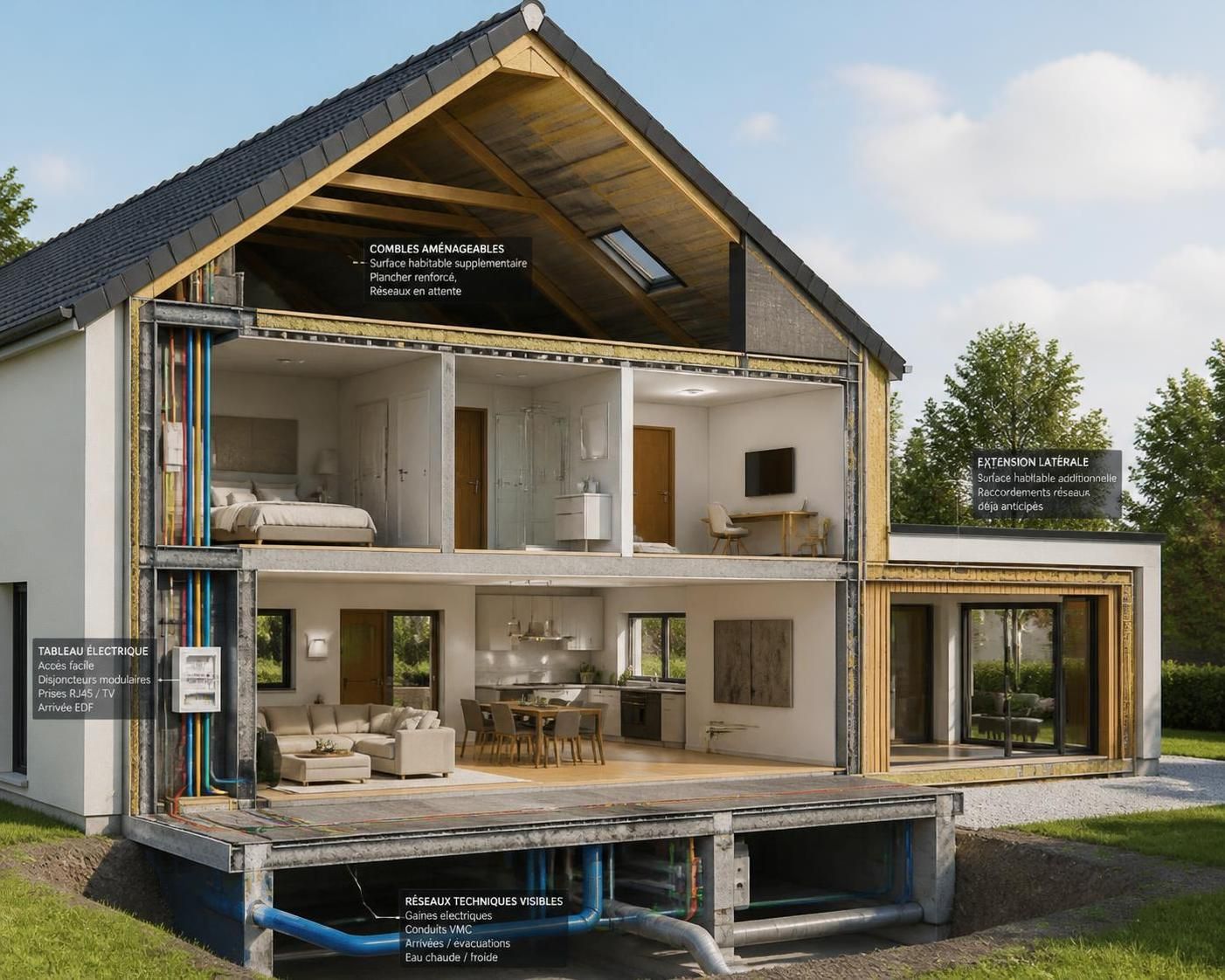 découvrez comment anticiper les besoins futurs lors de la conception de votre maison pour un habitat fonctionnel, évolutif et adapté à votre avenir.
