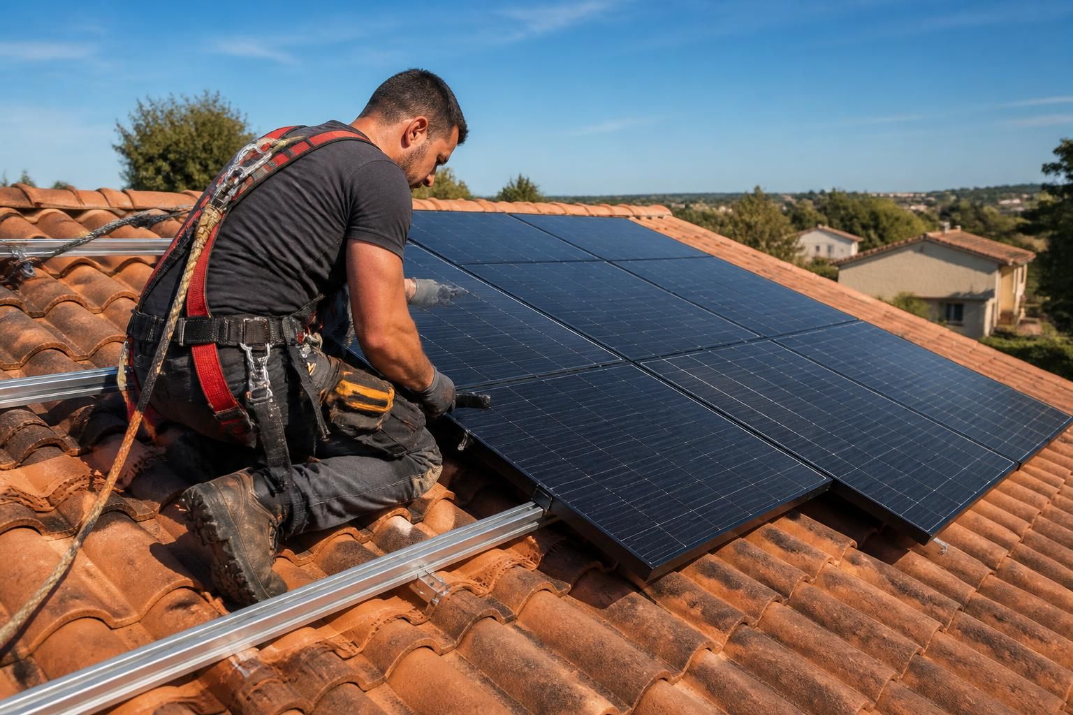 dĂ©couvrez notre guide complet pour installer un panneau solaire soi-mĂȘme, Ă©tape par Ă©tape, et rĂ©alisez des Ă©conomies d'Ă©nergie tout en respectant l'environnement.