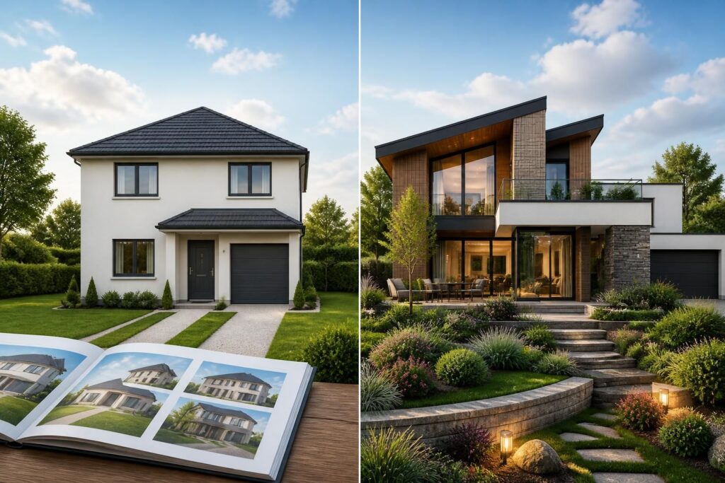 découvrez les différences entre maison sur catalogue et maison sur mesure pour faire le meilleur choix selon vos besoins, budget et goûts personnels.