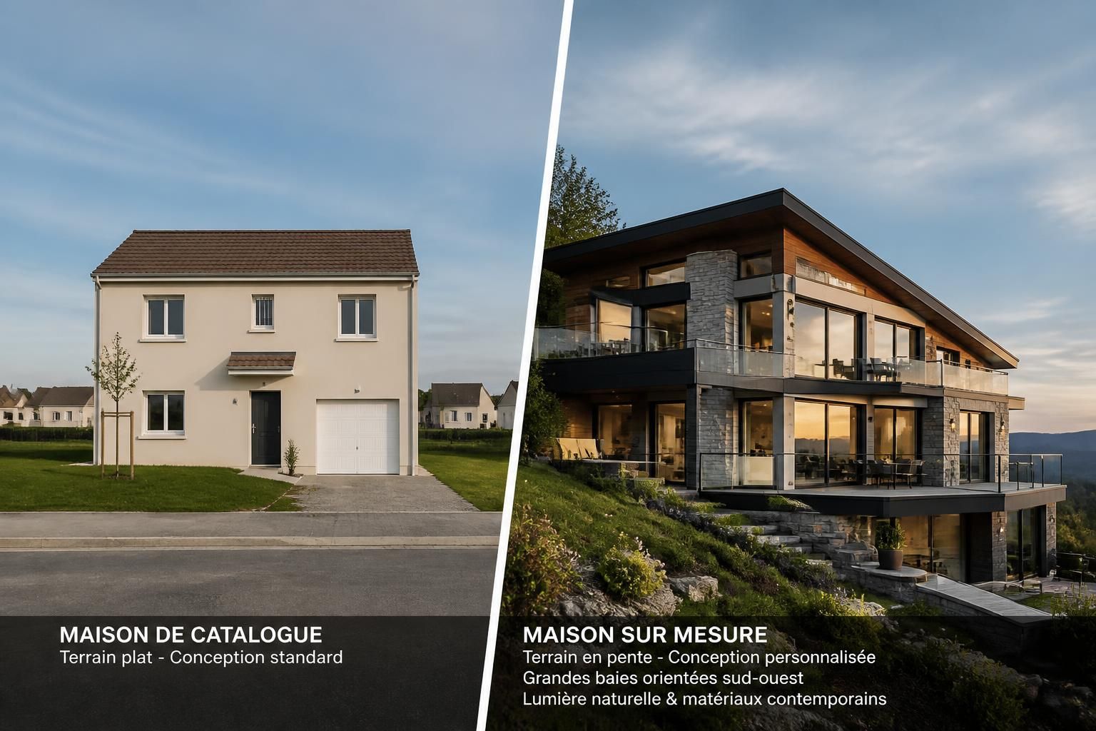 découvrez les avantages et inconvénients d'une maison sur catalogue versus une maison sur mesure pour faire le meilleur choix selon vos besoins et votre budget.