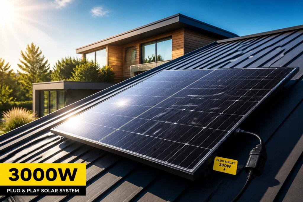 découvrez le panneau solaire 3000w plug and play, une solution d'énergie solaire simple et efficace sans besoin d'installateur. profitez d'une installation rapide et autonome pour réduire votre consommation électrique.