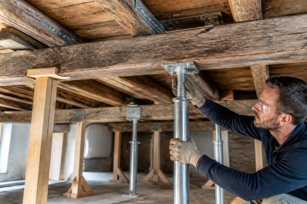 découvrez des méthodes efficaces pour renforcer un solivage en bois affaissé sans avoir à tout démolir, en préservant la structure existante et en assurant la stabilité de votre plancher.
