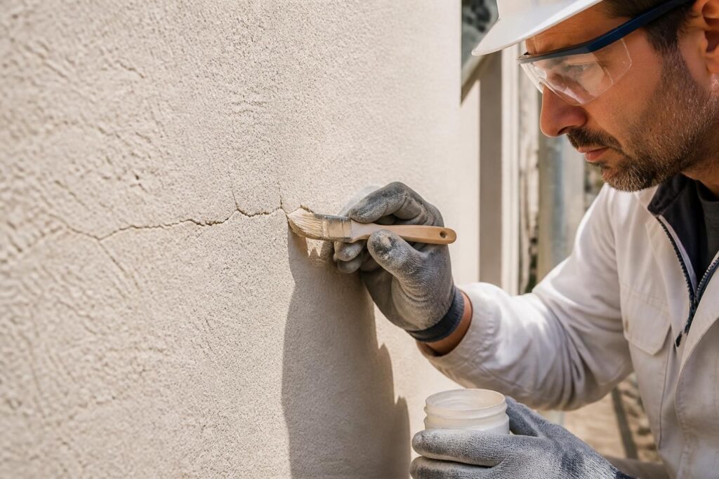 découvrez des méthodes efficaces pour traiter les microfissures sur un enduit monocouche fraîchement appliqué et assurer une finition durable et esthétique.