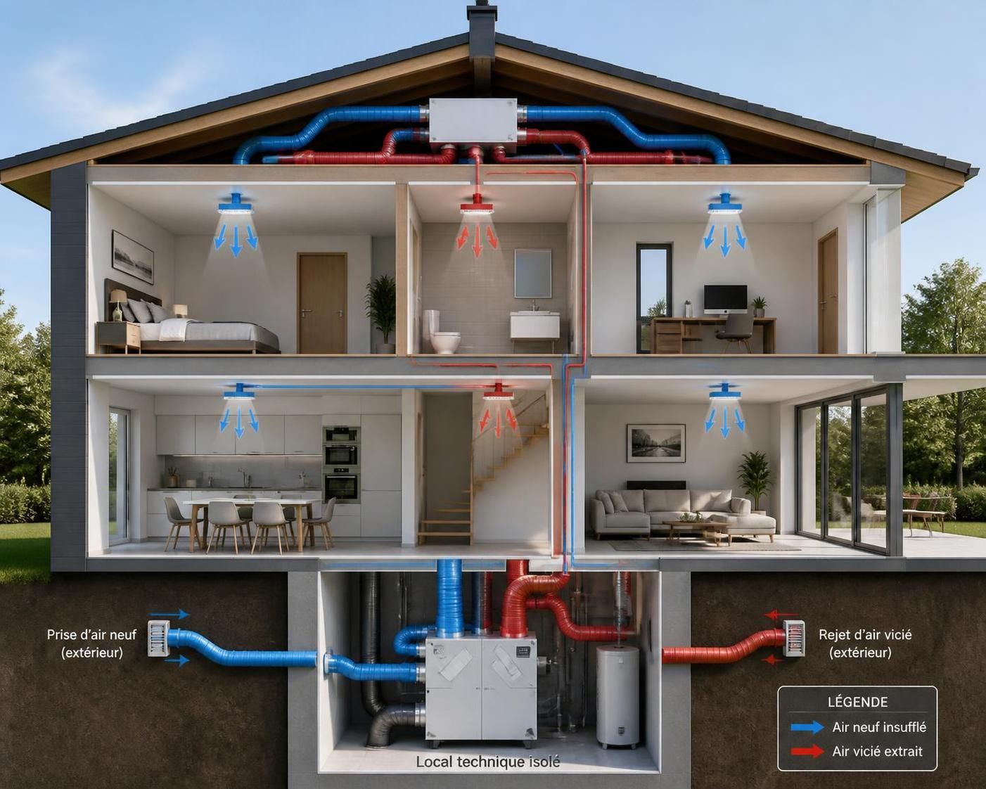 découvrez les principes et le fonctionnement détaillé de la vmc double flux, ainsi que les contraintes à prendre en compte pour optimiser la ventilation de votre habitat.