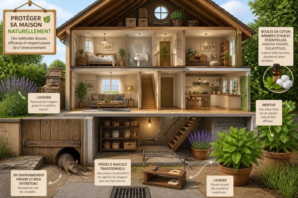 découvrez des méthodes naturelles et efficaces pour éloigner les rats sans utiliser de produits toxiques. protégez votre domicile en délogeant les rongeurs de leur refuge grâce à nos astuces simples et sécurisées.