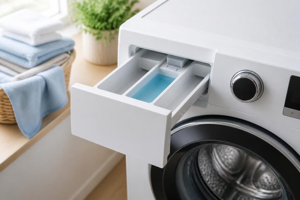découvrez où verser l’adoucissant dans votre machine à laver grâce à notre guide pratique pour obtenir un linge doux et parfaitement entretenu à chaque lavage.