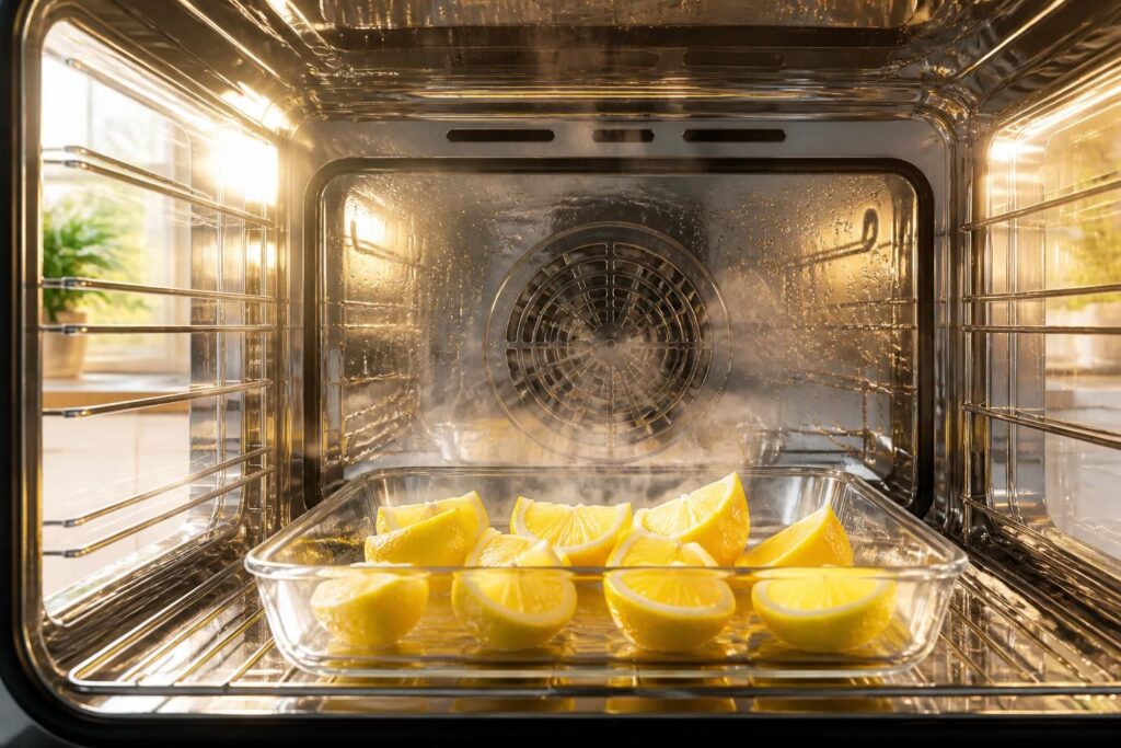 découvrez comment nettoyer votre four facilement et naturellement avec du citron, une méthode efficace pour éliminer les graisses tenaces sans produits chimiques.